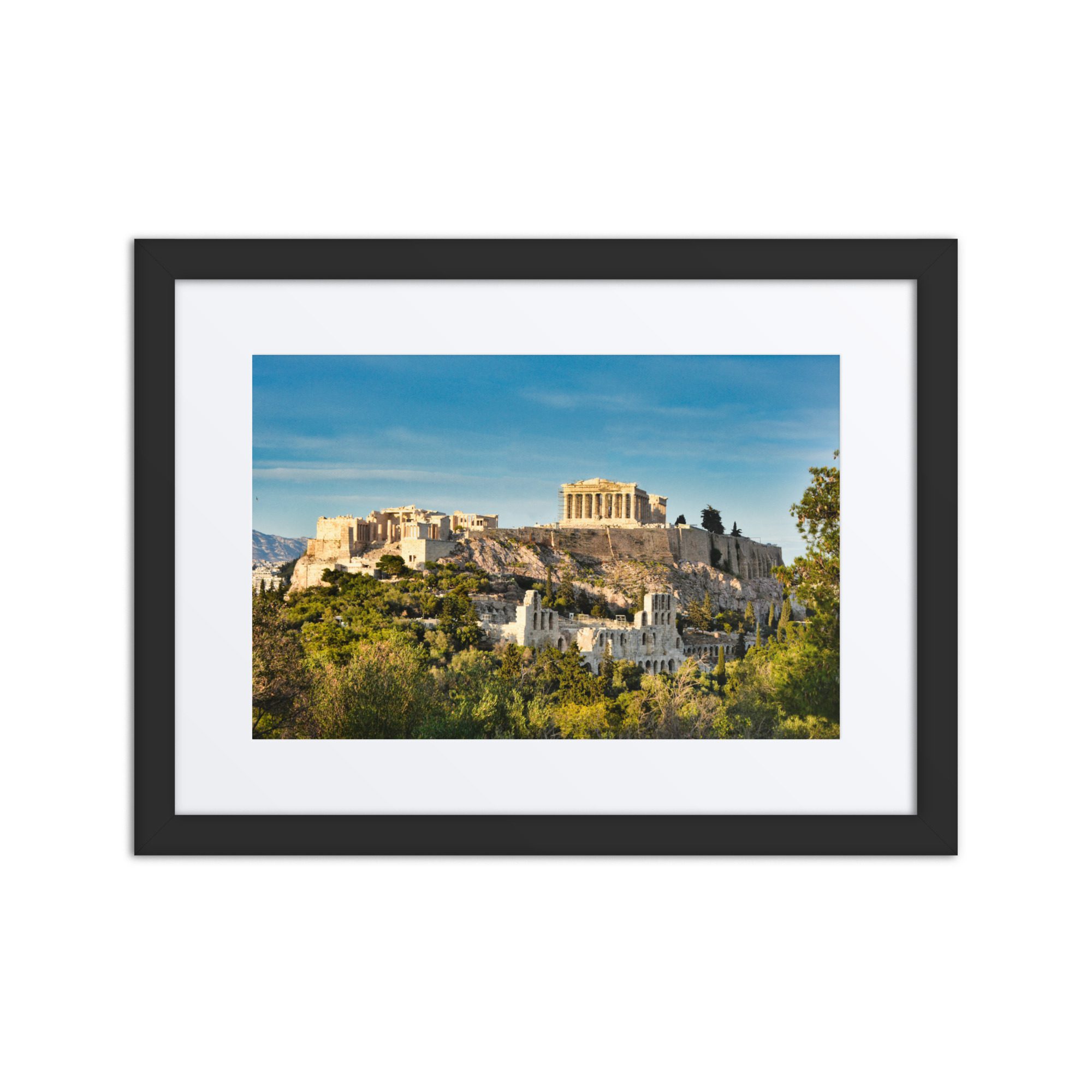 Framed picture of actopolis of athens